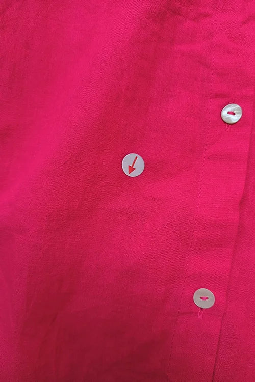 Okhai “Audrey” Hand-embroidered Pure Cotton Pink Dress | Rescue