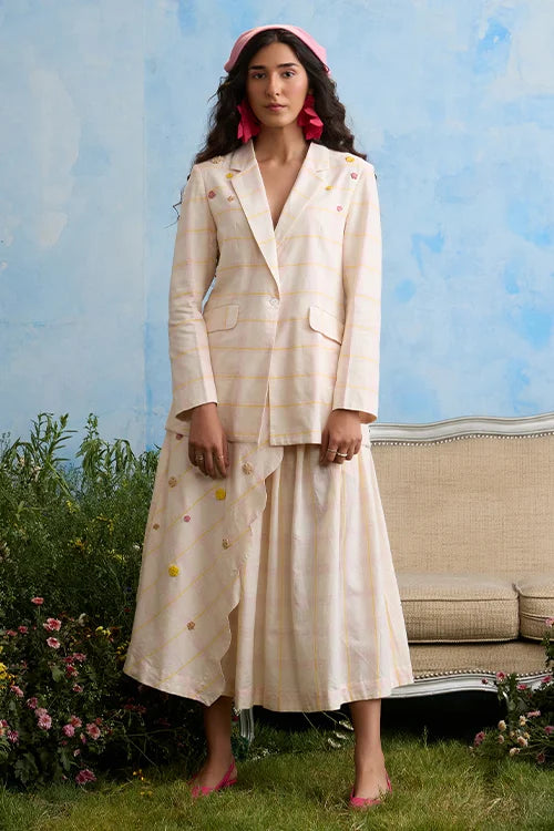Okhai "Susan" Cotton Handloom Wrap Skirt