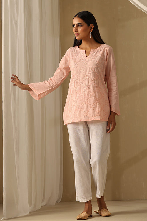Okhai "Aayat" Chikankari Pure Cotton Top