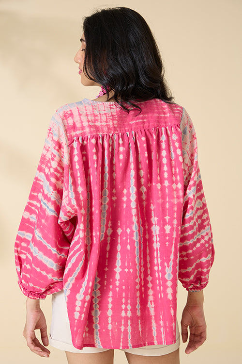 Okhai "Bhoomi" Tie-and-Dye Pure Cotton Top