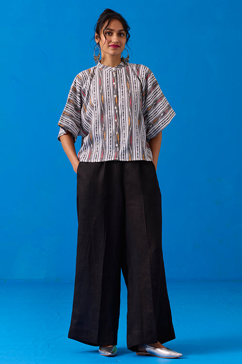Okhai "Bandha" Hand-Embroidered Pure Cotton Shirt