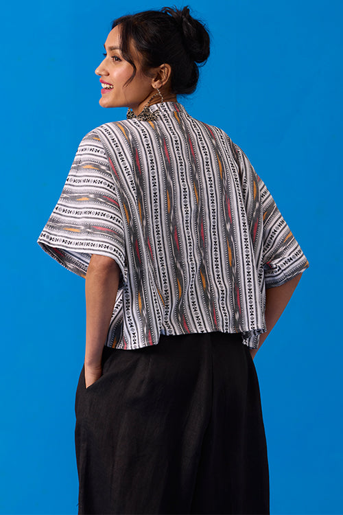 Okhai "Bandha" Hand-Embroidered Pure Cotton Shirt