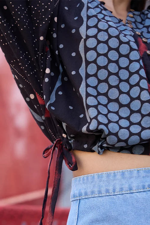 Okhai "Riyal" Cotton Ajrakh Top