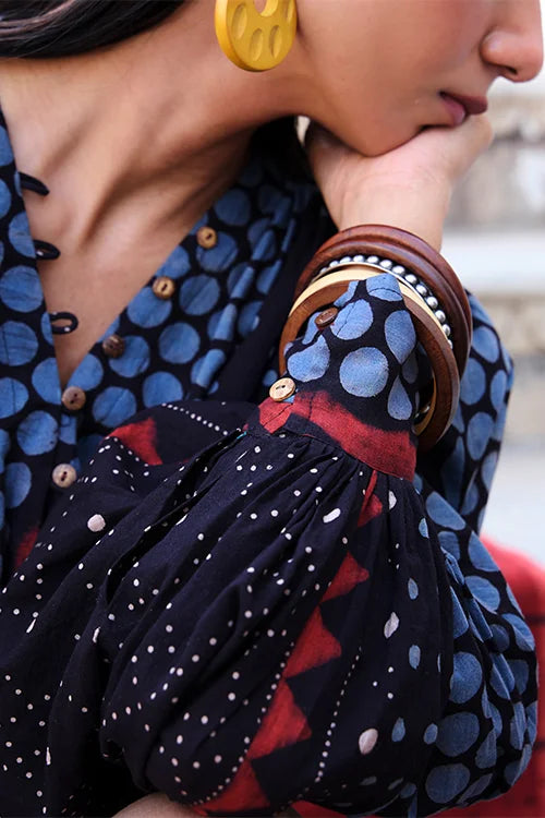 Okhai "Riyal" Cotton Ajrakh Top