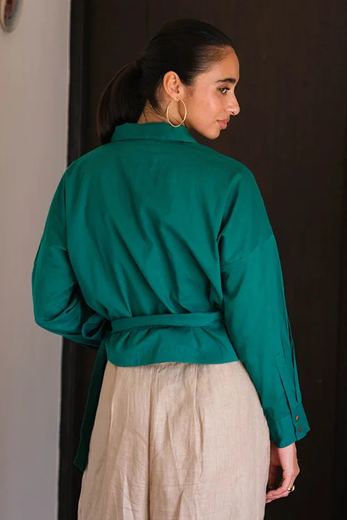 Okhai "Rainforest" Pure Cotton Mul Top
