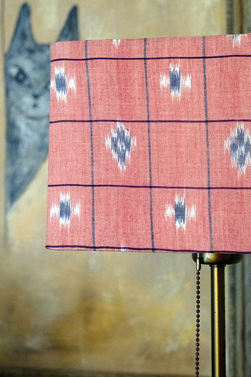 Okhai "Flamenco" Ikkat Pink Lampshade