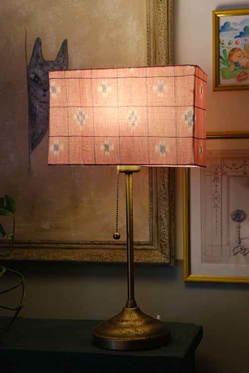 Okhai "Flamenco" Ikkat Pink Lampshade