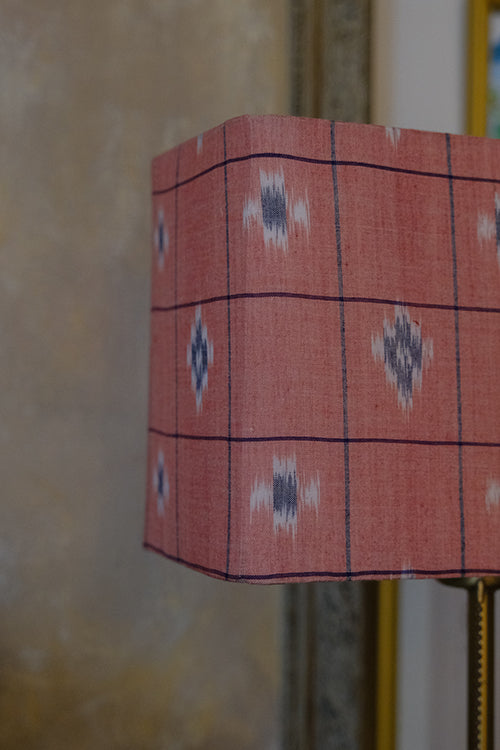 Okhai "Flamenco" Ikkat Pink Lampshade