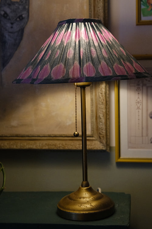 Okhai "Kaleidoscope" Ikkat Green Lampshade