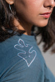 Okhai 'Benevolent' Hand Embroidered Mirror Work Bomber Jacket
