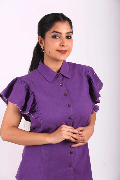 Urmul Desert Crafts-"MARU MAGIC" Handloom Shirt