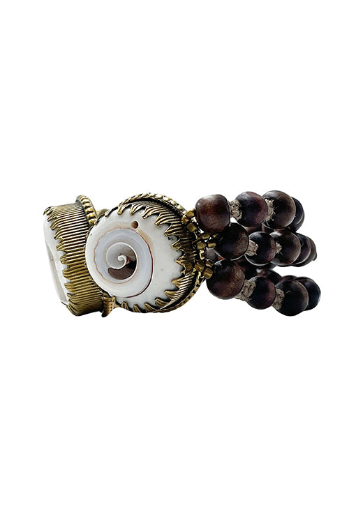 Mayabazaar 'Statement' Handknotted Mumba Devi Bracelet