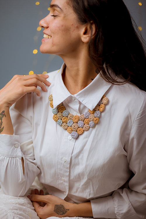 Samoolam Handmade Zuri Necklace ~ Rose Gold