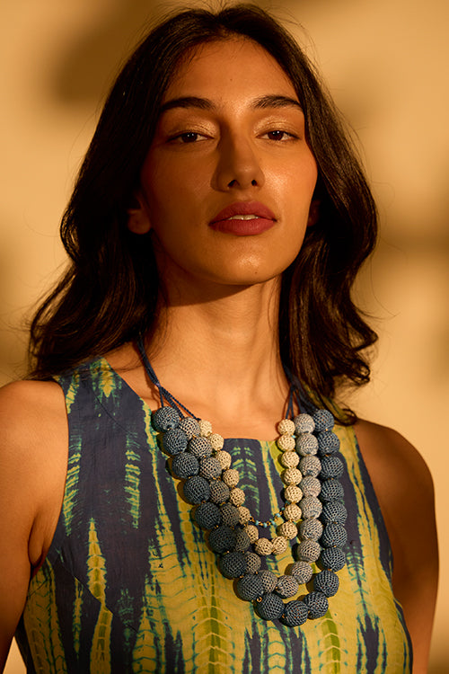 Samoolam Aadya Necklace - Indigo