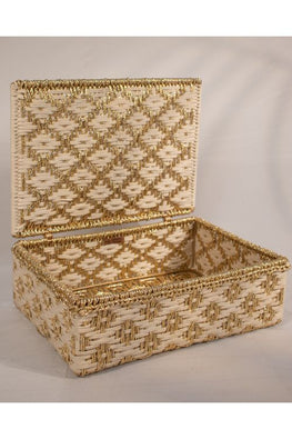Sirohi Upcycled Plastic Trousseau Box | Heera Weave