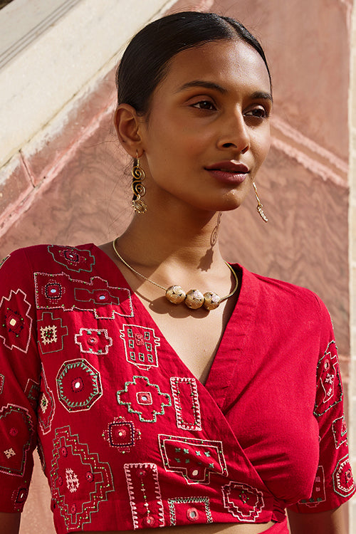 Miharu S Floral Handmade Dangler Earrings For Women Online