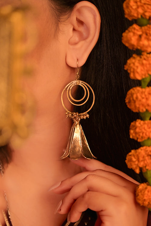 Miharu Statement Floral Earring
