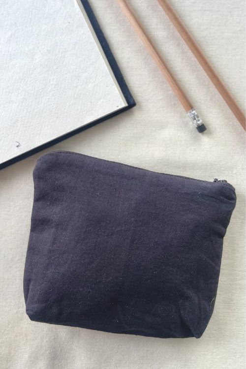 Okhai "Bills" Hand-Embroidered Pure Cotton Pouch