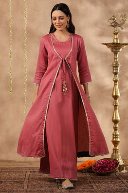 Shuddhi Mauve Double Dress