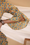 Shuddhi Mustard Tier- Tie Dress