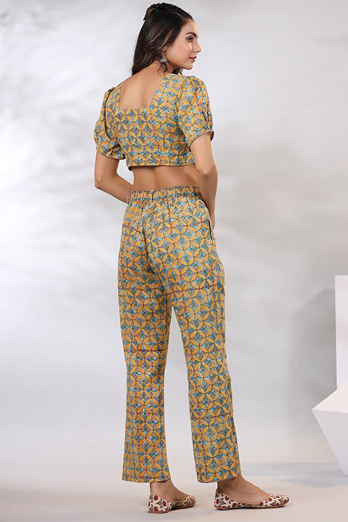 Shuddhi Mustard Co-Ord Set