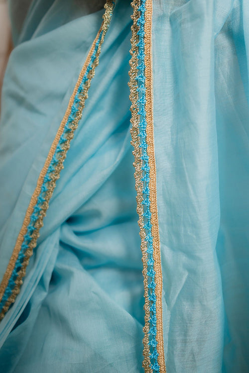 Samoolam Sky & Sand Lavanya handwoven sarees