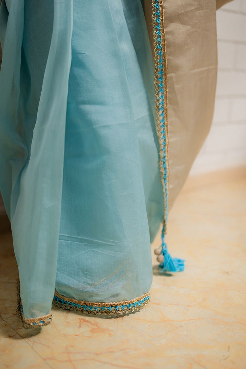 Samoolam Sky & Sand Lavanya handwoven sarees