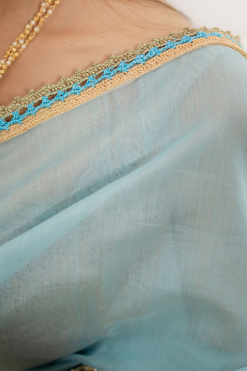 Samoolam Sky & Sand Lavanya handwoven sarees