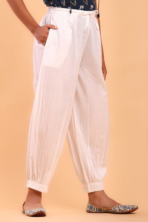Shuddhi White Afghani Pant