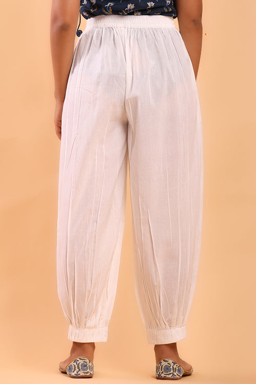Shuddhi White Afghani Pant