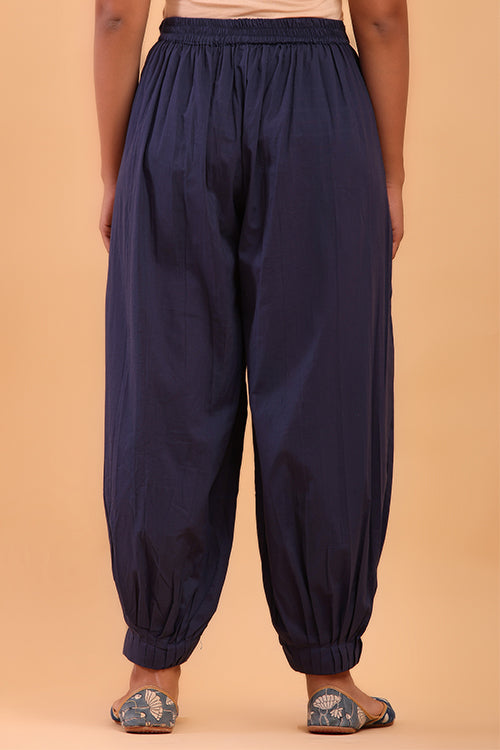 Shuddhi Navy Blue Afghani Pant