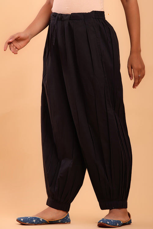 Shuddhi Black Afghani Pant