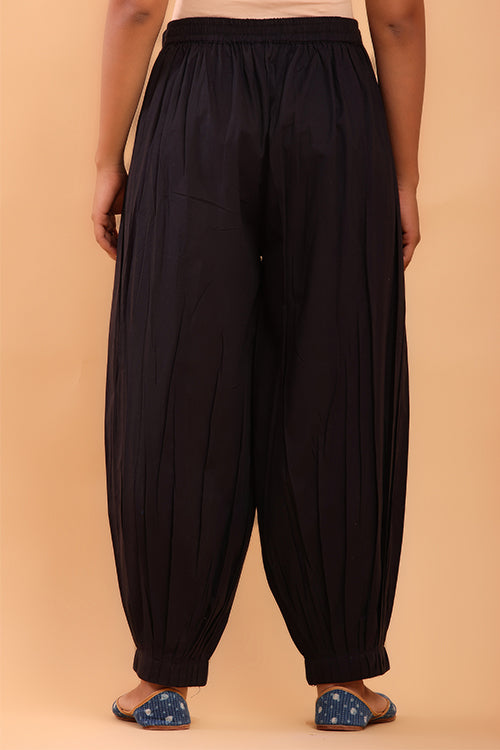 Shuddhi Black Afghani Pant