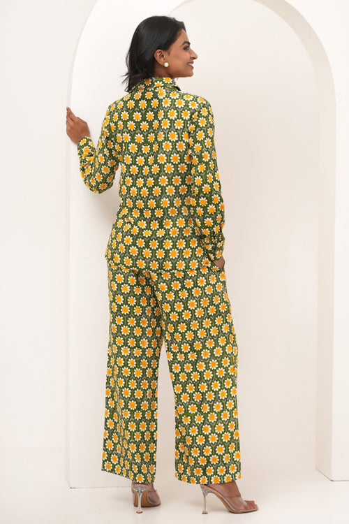 Sooti Syahi Garden Party Hand Block Printed Co-Ord Set