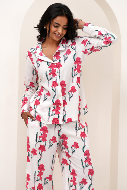 Sooti Syahi Garden Grove Hand Block Printed Co-Ord Set