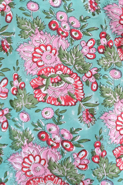 Sooti Syahi Bubblegum Frequencies Block Printed Night Suit