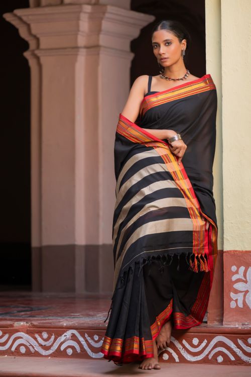 TICH Deccan Elegance. Maharashtrian Ilkal Saree - Nishagati