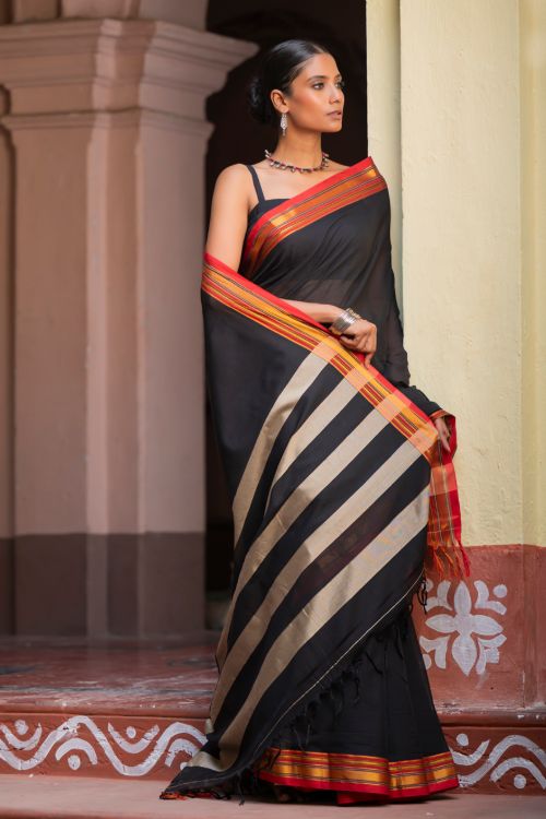 TICH Deccan Elegance. Maharashtrian Ilkal Saree - Nishagati