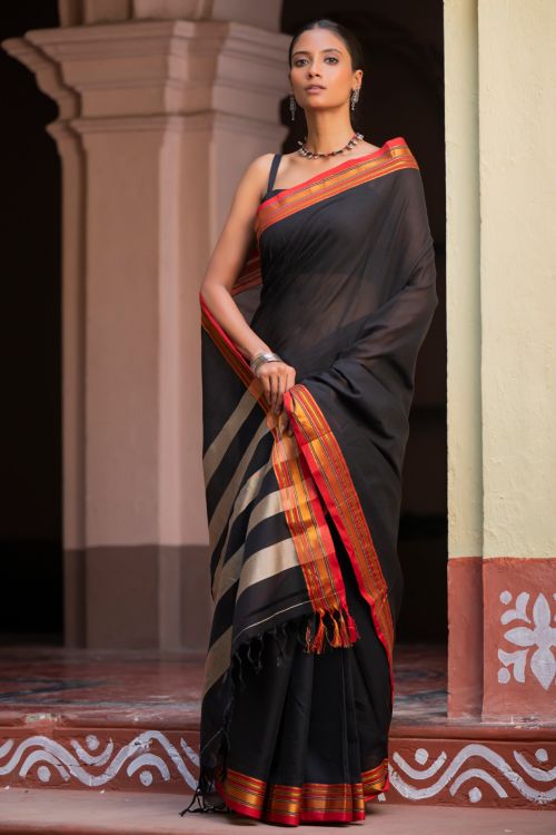 TICH Deccan Elegance. Maharashtrian Ilkal Saree - Nishagati