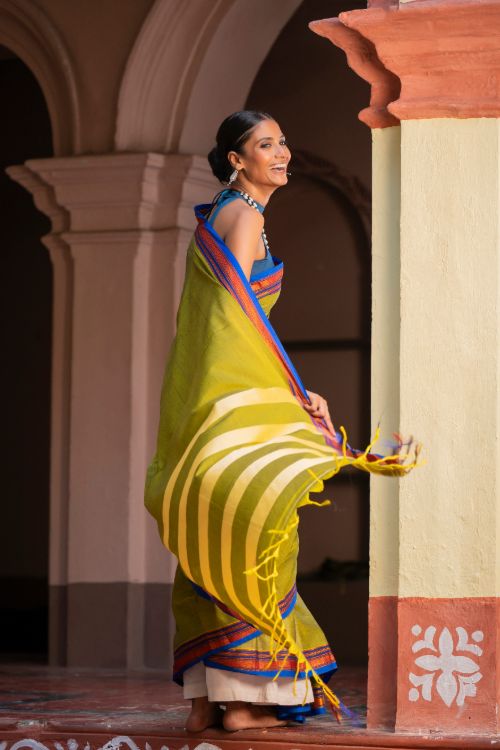 TICH Deccan Elegance. Maharashtrian Ilkal Saree - Hirvat