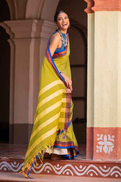 TICH Deccan Elegance. Maharashtrian Ilkal Saree - Hirvat