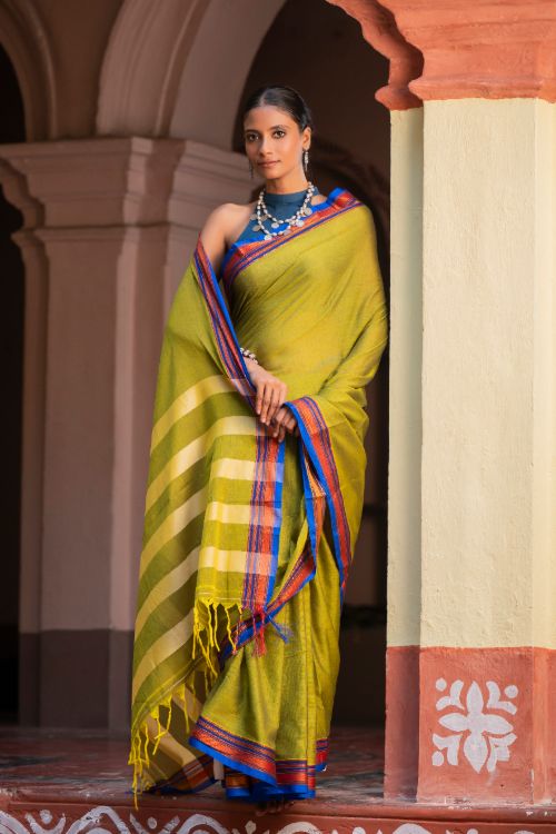 TICH Deccan Elegance. Maharashtrian Ilkal Saree - Hirvat