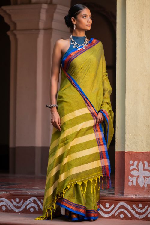 TICH Deccan Elegance. Maharashtrian Ilkal Saree - Hirvat