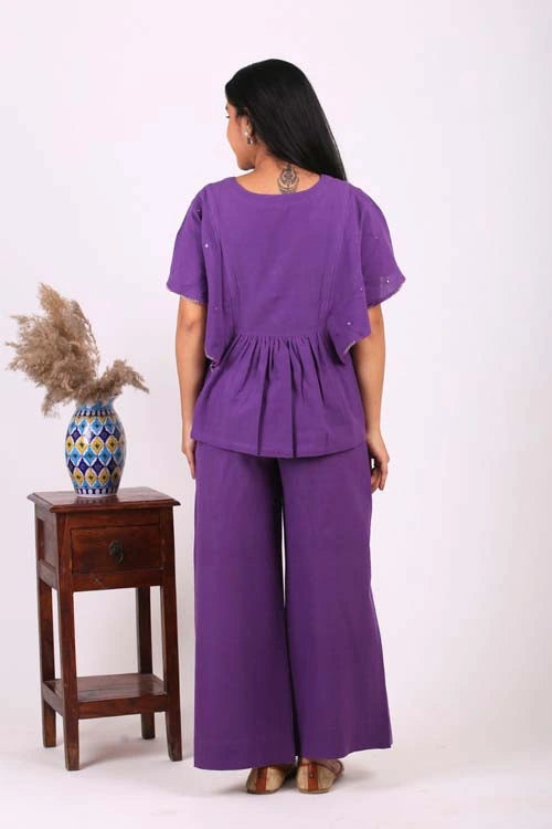 Urmul Desert Crafts- "THAR TWRIL" Handloom Ruffle Top