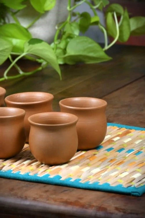 Terracotta by Sachii "Clay Tumblers Set of 2"