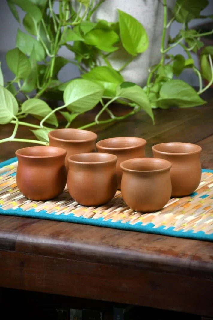 Terracotta by Sachii "Clay Tumblers Set of 6"