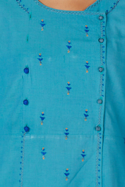 Okhai "Maldives" Handwoven Suf Embroidery Kurta | Relove