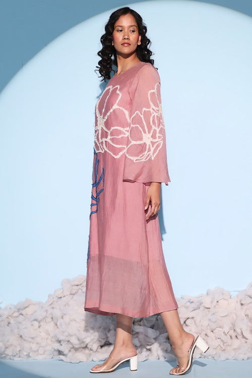 Chambray & Co.'S  Set Elenor Ravelled Applique Silk Set