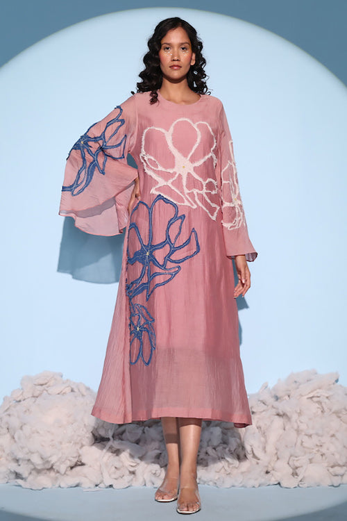 Chambray & Co.'S  Set Elenor Ravelled Applique Silk Set