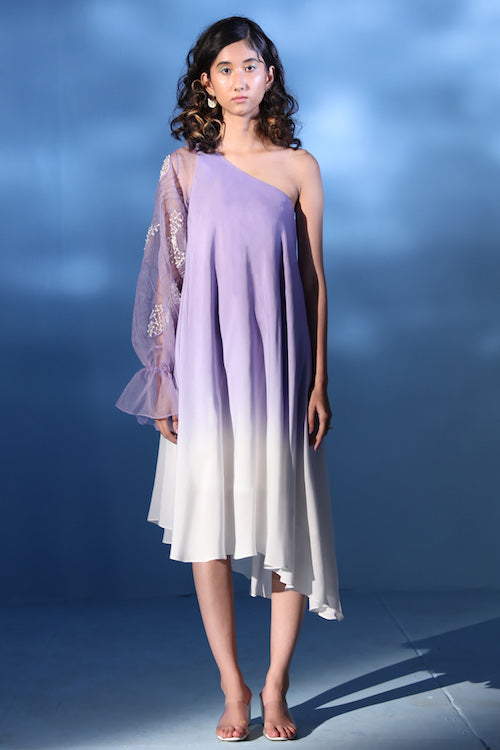 Chambray & Co.'S Lir Ombre Silk Dress